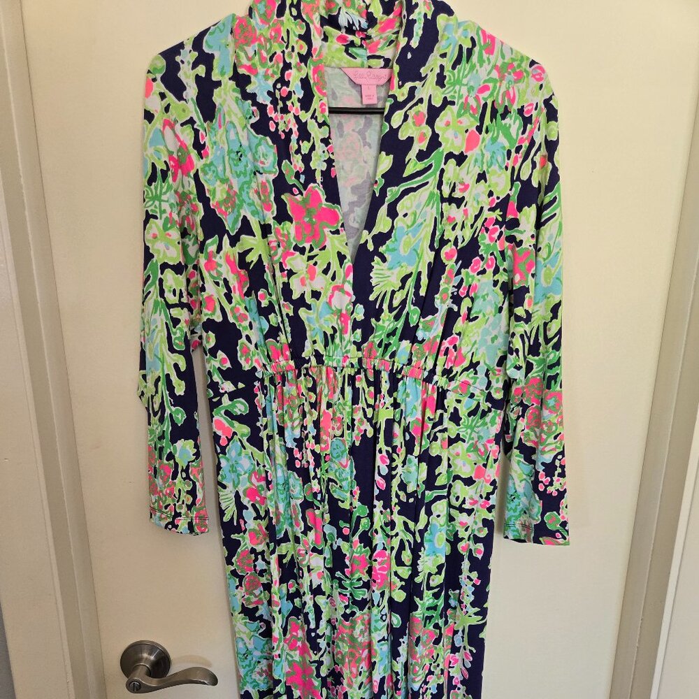 Lilly pulitzer large 3/4 sleeve dress